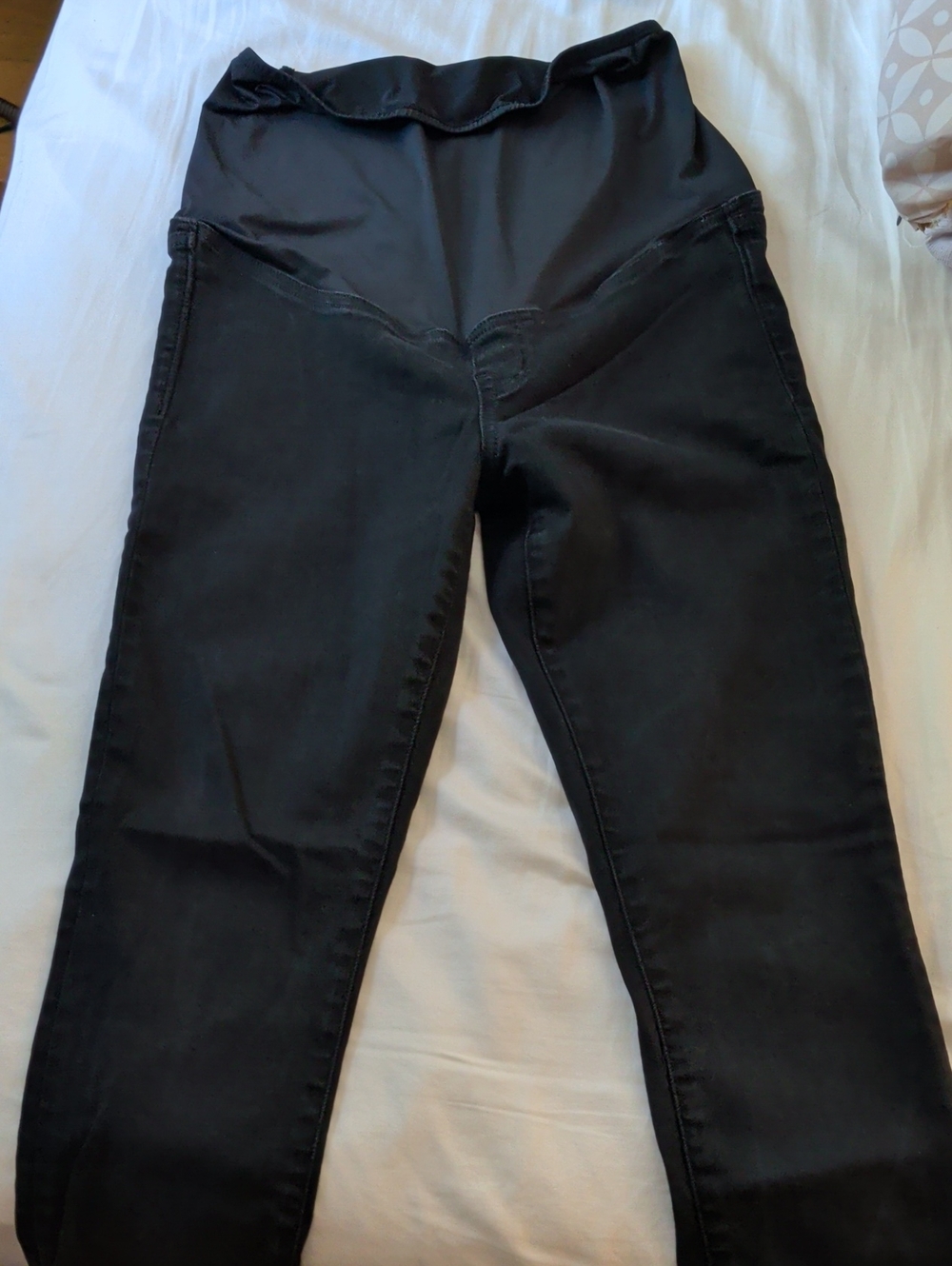 Madewell Black Maternity Jeggings with Support Panel